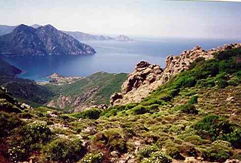 Girolata Bucht Korsika